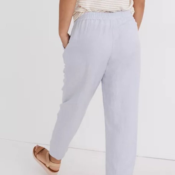 Linen-Blend Track Trousers - Picture 2 of 4